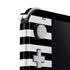 White and Black Stripes Nintendo Switch Lite Skin